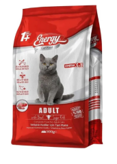 Energy kuru Kedi Maması 500 Gr Sığır Etli