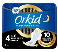 Orkid Ultra Gece Extra 6'lı