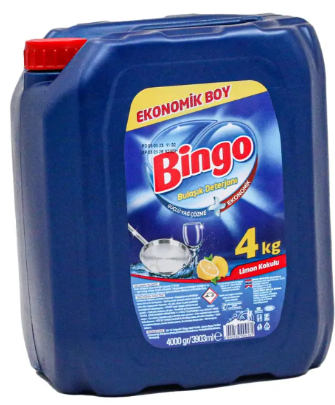 Bingo Bulaşık İlacı 4 L